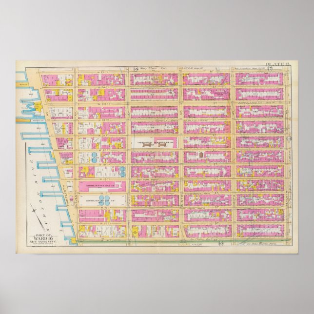 Poster Manhatten, Nova Iorque 19 (Frente)