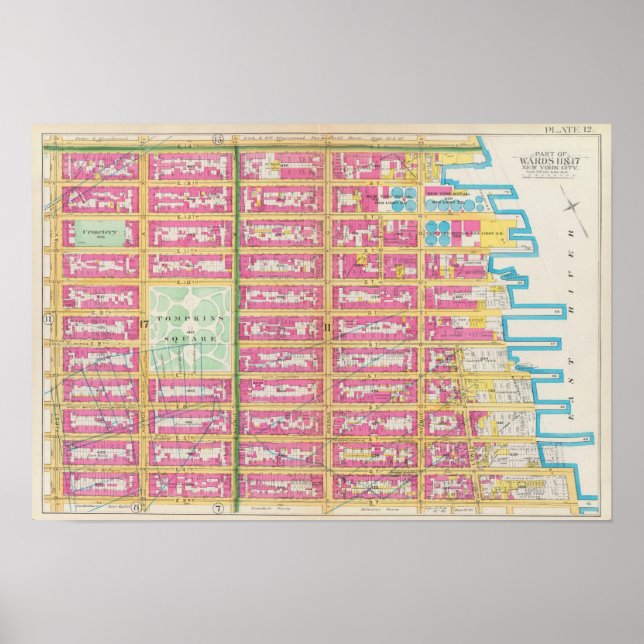 Pôster Manhatten, Nova Iorque 2 (Frente)