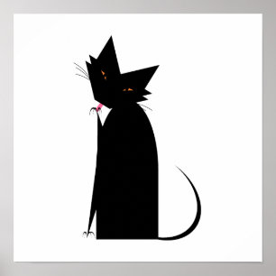 Pôster Manicure do gato