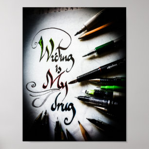 Poster Manifesto do escritor louco