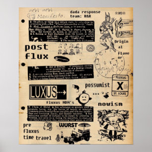 Poster Manifesto novo de Fluxus