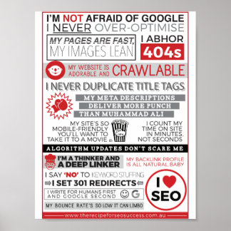 Poster Manifesto SEO