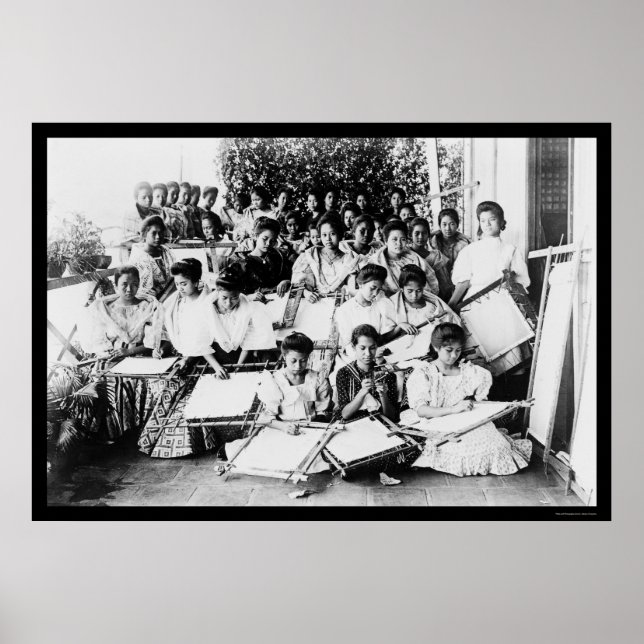 Pôster Manila Embroidery Classe 1901 (Frente)
