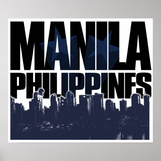 Poster Manila PHILIPPINES (Frente)