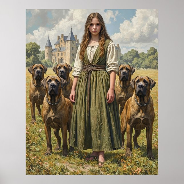 Poster Manipulador de Cães (Frente)