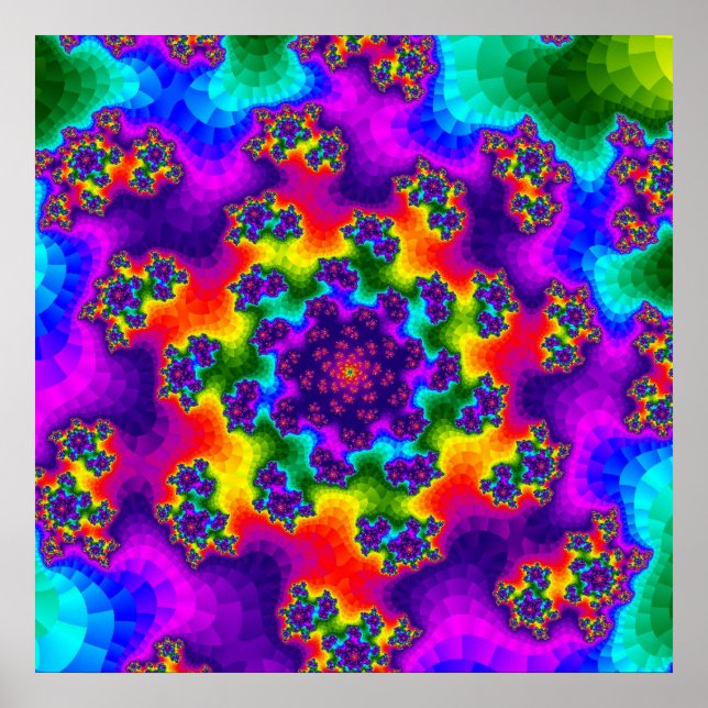 Pôster Manipuladores FLORAIS Arco-Íris (Frente)