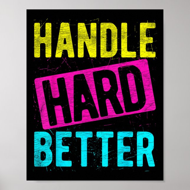 Poster Manipular o Slogan de Melhor Positividade Motivaci (Frente)
