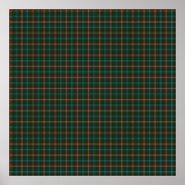 Pôster Manitoba tartan (Frente)