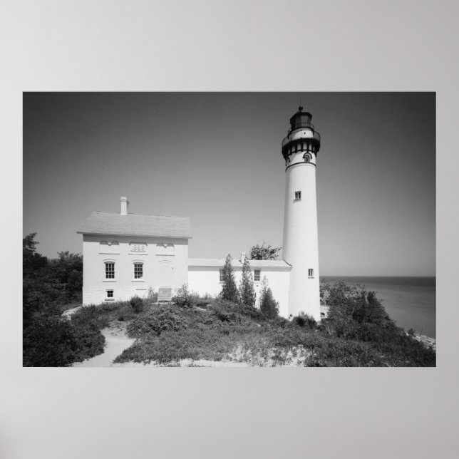 Pôster Manitou Island Lighthouse (Frente)