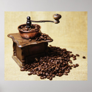 Pôster Manivela moedor de café