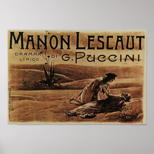 Pôster Manon Lescaut (Frente)