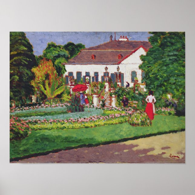 Pôster Manor House in Kertvelyes, 1907 (Frente)