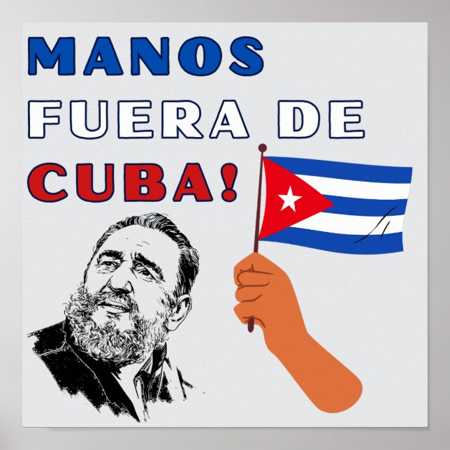 Poster Manos fuera de Cuba! (Frente)