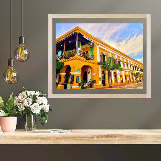 Poster Mansão antiga colorida