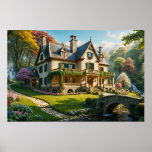 Poster Mansão do momento perfeito capturado