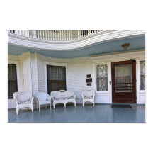 Mansão Histórica Seelye Abilene, Kansas, Varanda