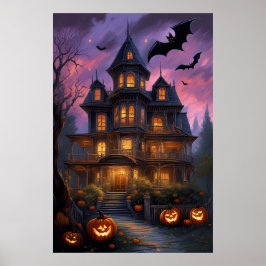 Poster Mansão Mística, Dia das Bruxas Spooky