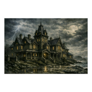Pôster Mansão Vitoriana por BurnsInHell