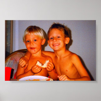 Poster Manteiga de amendoim e gelatina