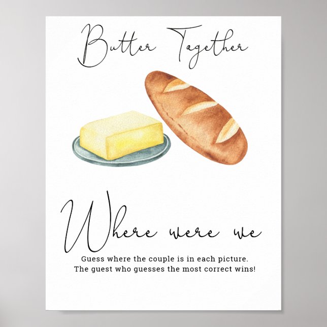 Poster Manteiga junto chá de panela - Onde estávamos (Frente)