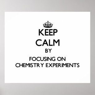 Pôster Mantenha a calma centrando-se sobre experiências