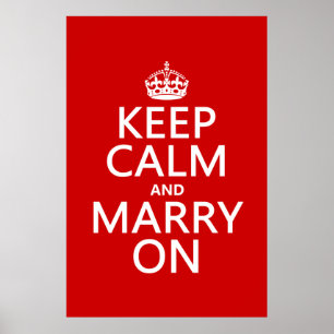 Poster Mantenha a calma e case-a em (todas as cores)