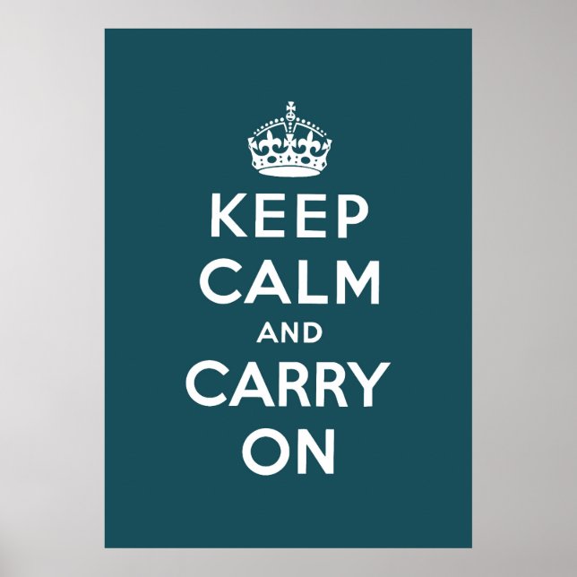 Poster mantenha a calma e o carregar no Original (Frente)