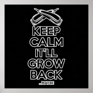 Pôster Mantenha a calma: Humor da barbearia