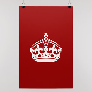 Poster Mantenha a coroa calma