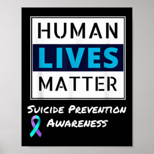 Poster Mantenha a prevenção suicida Conscientização da vi