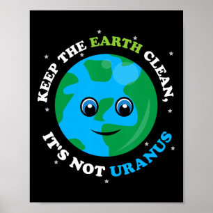 Poster Mantenha a Terra Limpa Dia da Terra