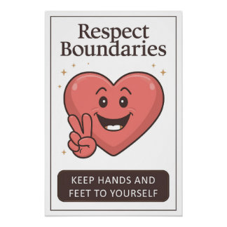 Pôster Mantenha as mãos e os pés em si mesmo Poster