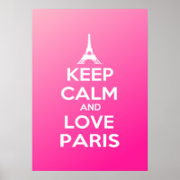 Mantenha calma e ame Paris