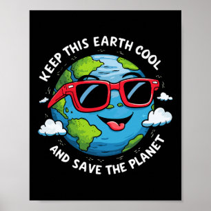 Poster Mantenha esta Terra Legal Dia da Terra