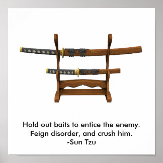 Pôster Mantenha iscos para atrair o inimigo