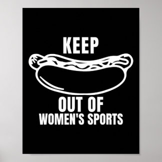 Poster Mantenha os cachorros-quentes longe das mulheres,