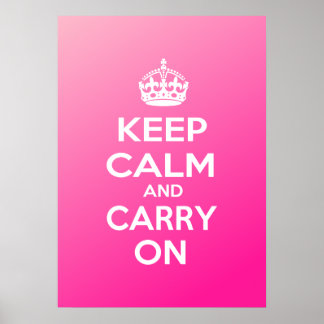 Poster Mantenha-se calma e continue ligado