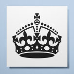 Poster Mantenha-se Calmo e Continue Com A Coroa<br><div class="desc">Mantenha-se Calmo e Carregue Na Coroa. Redimensionar à vontade e adicionar o seu próprio texto - Torne o seu próprio texto único Mantenha-se Calmo e. . .</div>