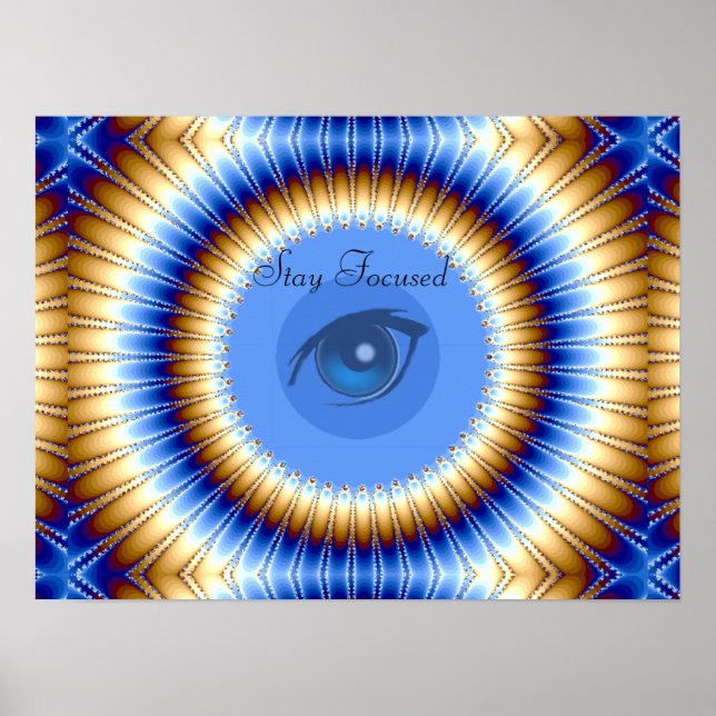 Pôster Mantenha-se focado, Visão e Sonhos_ (Frente)