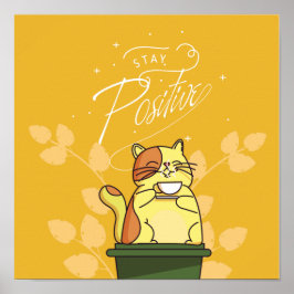 Poster Mantenha-se positivo