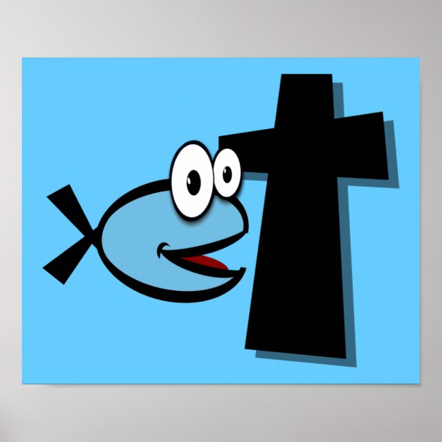 Pôster Mantenha seus olhos na cruz (Frente)