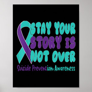 Poster Mantenha Sua História Não Sobre A Prevenção Ao Sui