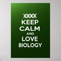 Manter a calma e amar a biologia