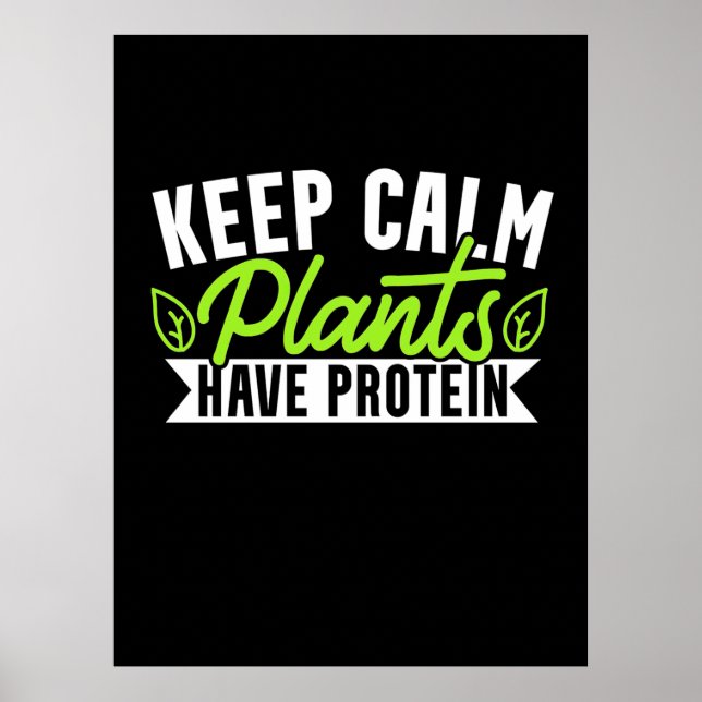Poster Manter Fábrica Calma Com Proteína (Frente)