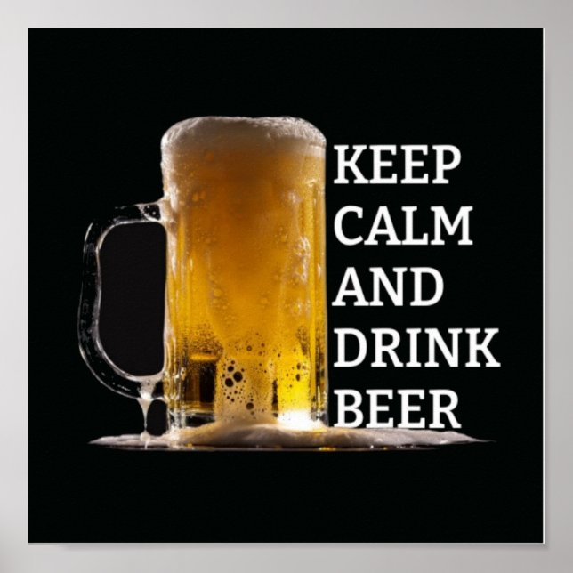 Poster Manter kalm (Frente)