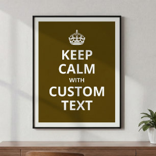 Poster Manter Modelo de Cotação Personalizada Calma