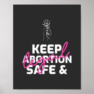 Poster Manter O Aborto Seguro E Legal