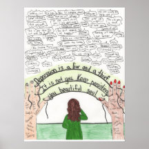 Manter persistente (depressão) 18x24