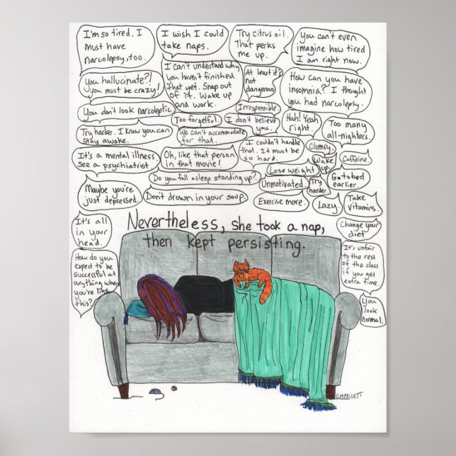 Poster Manter Persistente (Narcolepsia) (Frente)