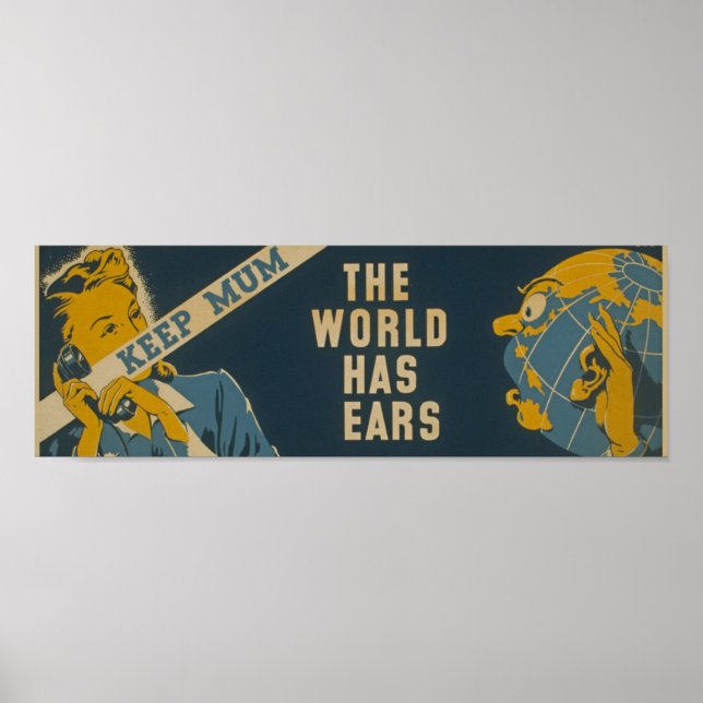 Poster Manter Propaganda Mãe (Frente)